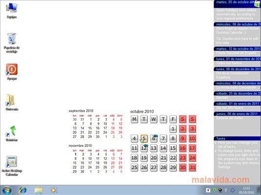 desktop calendar for windows and mac
